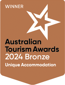 Australian Tourism Awards 2024 Bronze Unique Accommodation Winner