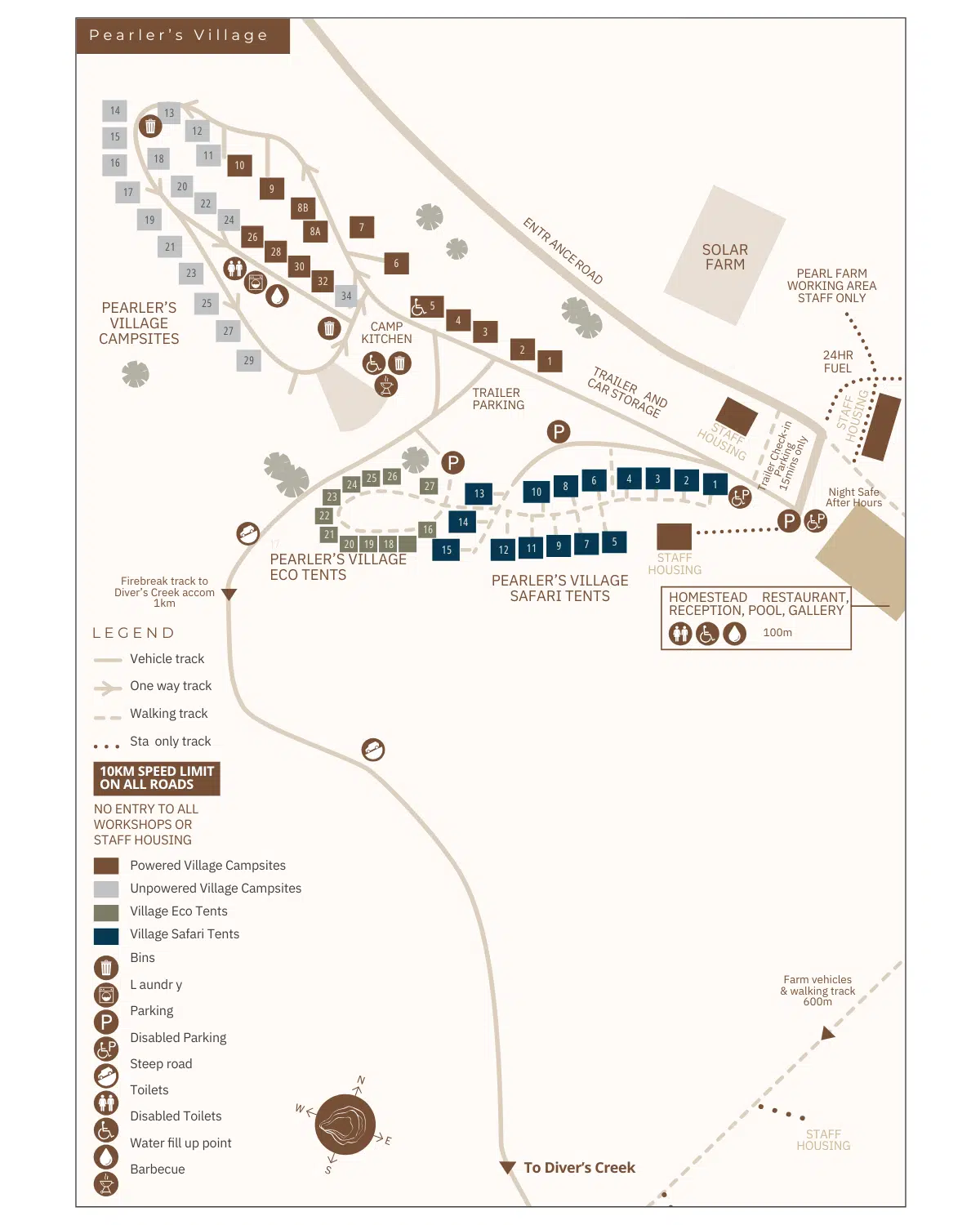 Pearler's Village Map